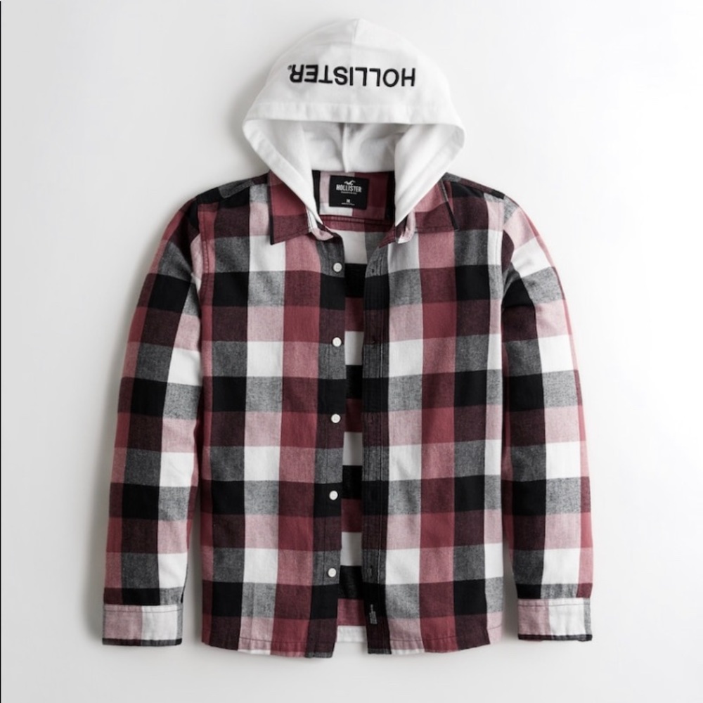Hollister Hooded Flannel (Small)